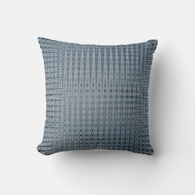 Coussin Motif bleu profond (Recto)