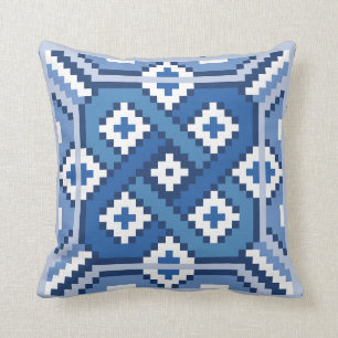 Coussin Motif bleu suédois de Röllakan