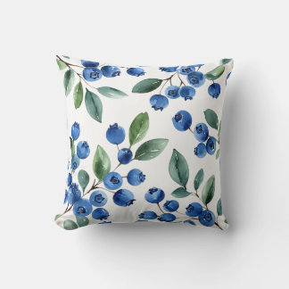 Coussin Motif Blueberry