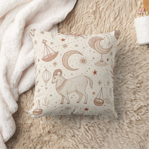 Coussin Motif Botanique Céleste (1)
