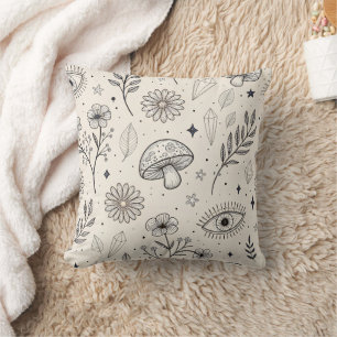 Coussin Motif Botanique Céleste (3)