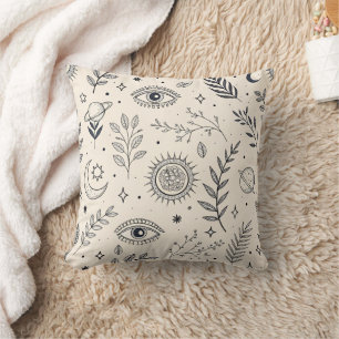 Coussin Motif Botanique Céleste (5)