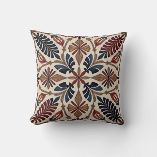 Coussin Motif botanique géométrique élégant pour Art & Déc