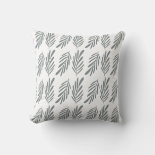 Coussin motif botanique sans couture avec des plantes en m