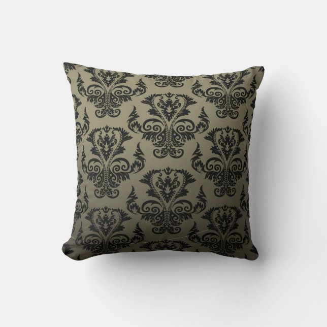Coussin Motif brocart (Recto)
