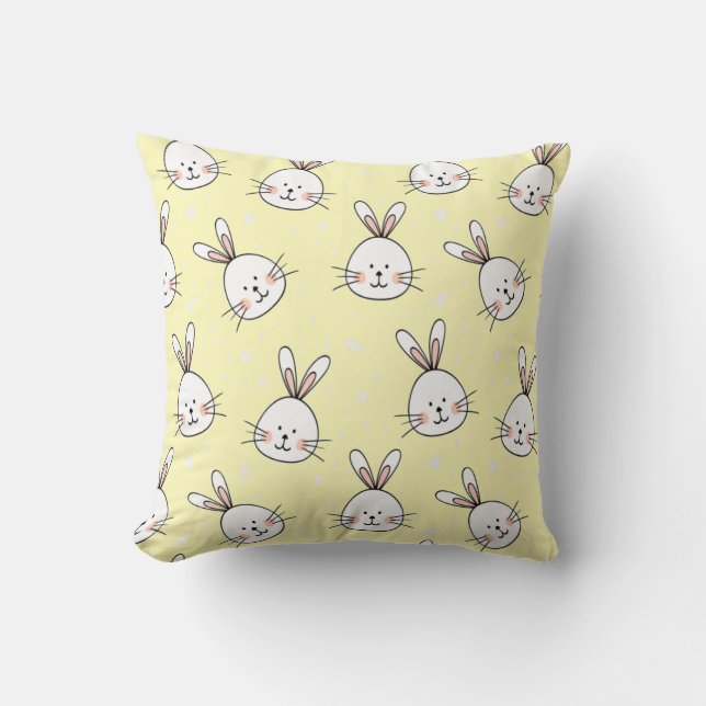 Coussin Motif Bunnies Cheeky (Recto)