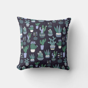 Coussin Motif Cactus