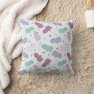 Coussin motif capybara