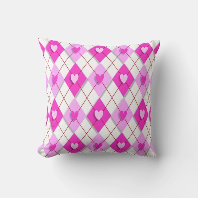 Coussin Motif cardiaque (Recto)
