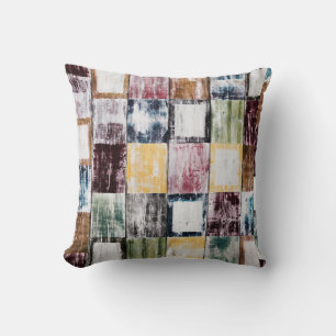 Coussin Motif carré coloré
