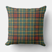 Motif carreau tartan écossais rouge et vert classi