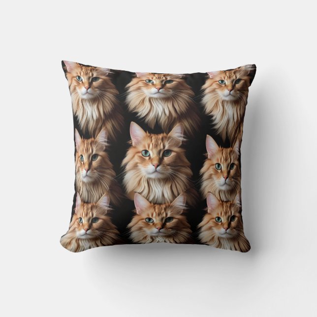 coussin motif chat (Recto)