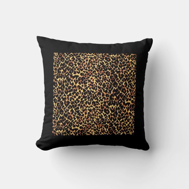 Coussin Motif Cheetah (Recto)