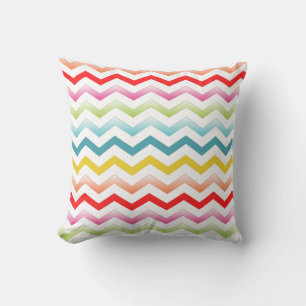 Coussin Motif chevron d'été PixDezines