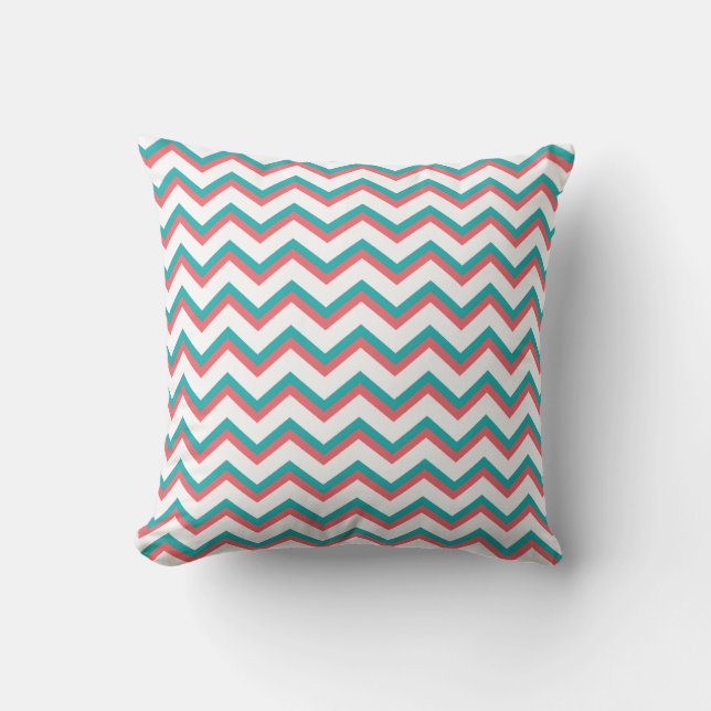 Coussin Motif Chevron Sud-Ouest (Recto)