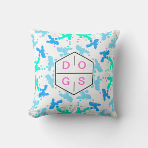 Coussin Motif Chien Caniche