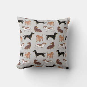 Coussin Motif chien Dachshund