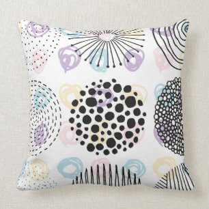 Coussin Motif circulaire Abstrait mignon