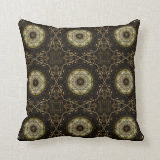Coussin Motif circulaire Brown