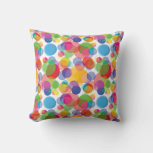 Coussin Motif circulaire coloré