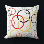 Coussin motif circulaire cool pour noël<br><div class="desc">motif circulaire cool pour noël</div>
