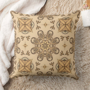 Coussin Motif circulaire géométrique Abstrait neutre