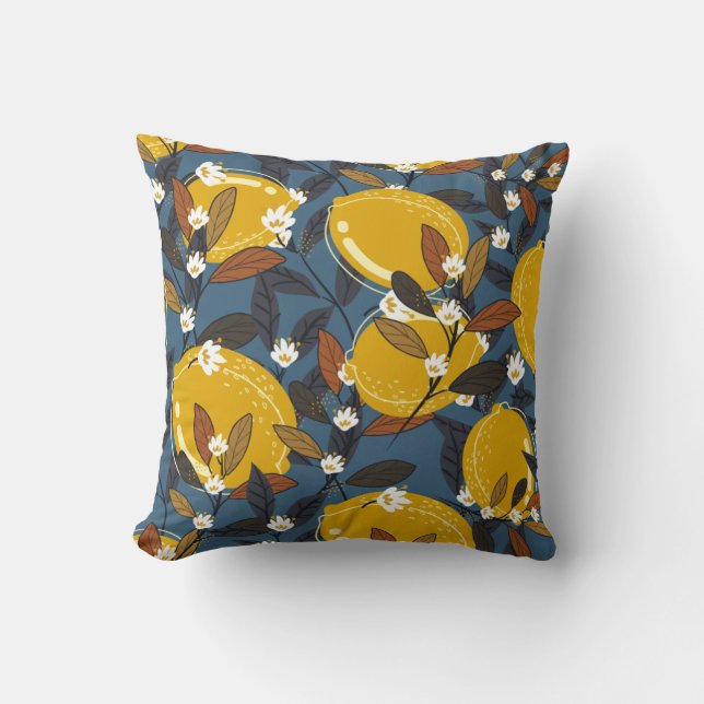Coussin Motif citron (Recto)