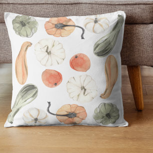 Coussin Motif Citrouille coloré tendance   Vibes d'automne