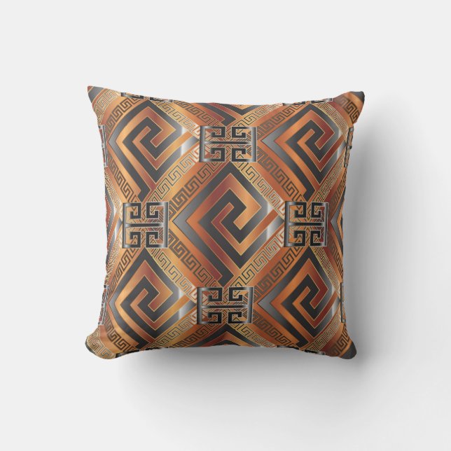 Coussin Motif classique Golden Oriental Design (Recto)