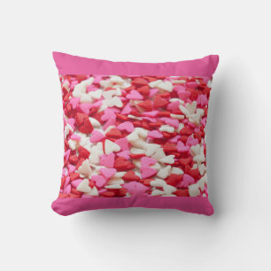 Coussin Motif Coeur de bonbons mignon