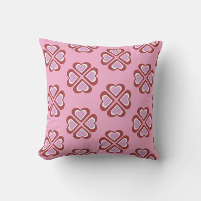Coussin Motif coeurs (Recto)