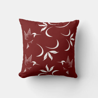 Coussin Motif Colibri En Bourgogne