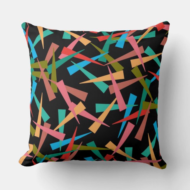 Coussin motif coloré (Recto)