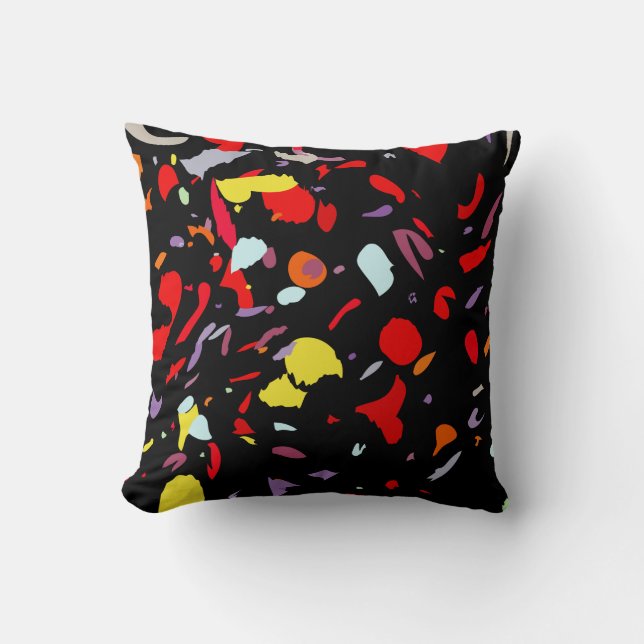 Coussin Motif coloré (Recto)