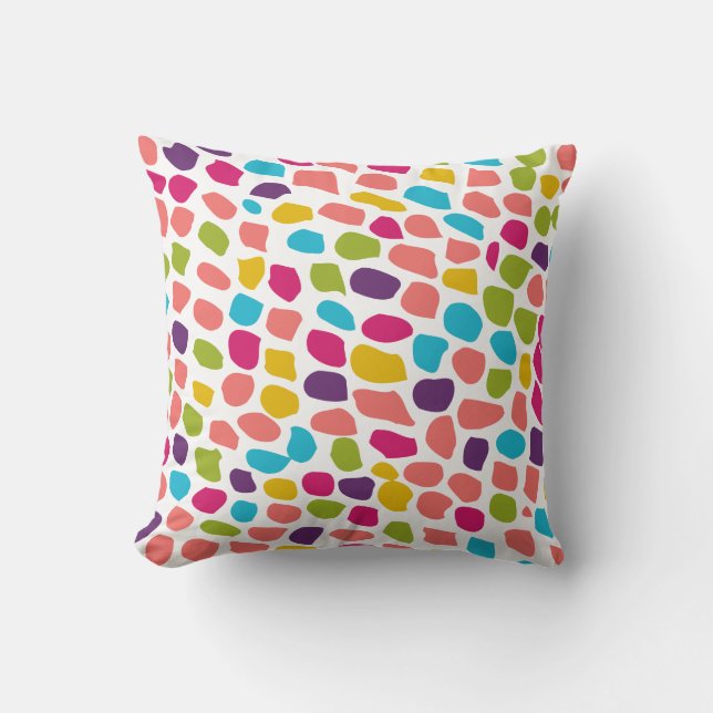 Coussin motif coloré (Recto)