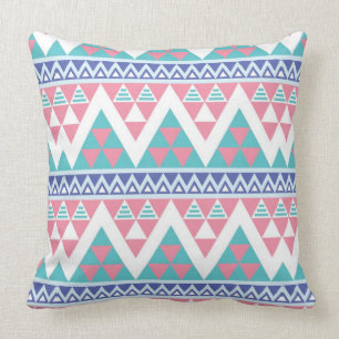 Coussin Motif coloré aztèque tribal
