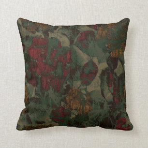 Coussin Motif coloré de camouflage de fleur