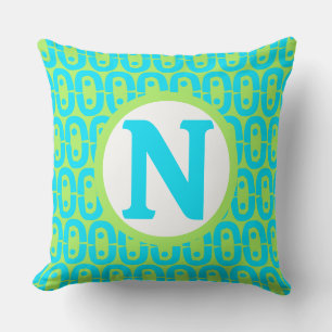 Coussin motif coloré moderne