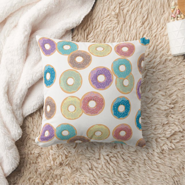 Coussin Motif coloré Pastel Donuts & Sprinkings (Couverture)