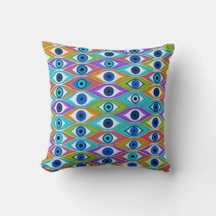 Coussin Motif coloré pour la protection des yeux du mal