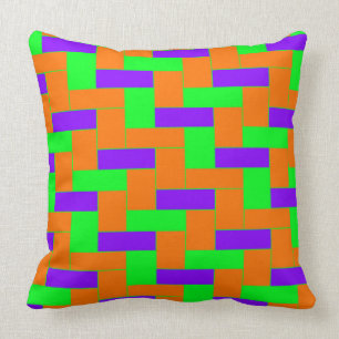 Coussin Motif coloré sans couture d'oblong symétrique