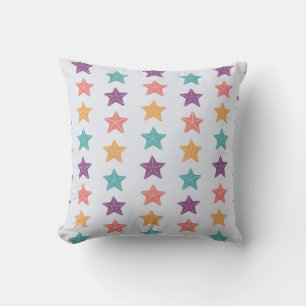 Coussin Motif coloré Starfish