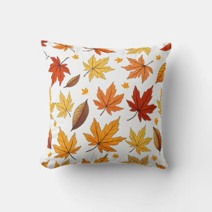 Coussin Motif confortable pour feuilles d'automne