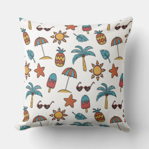 Coussin Motif cool Summer Beach