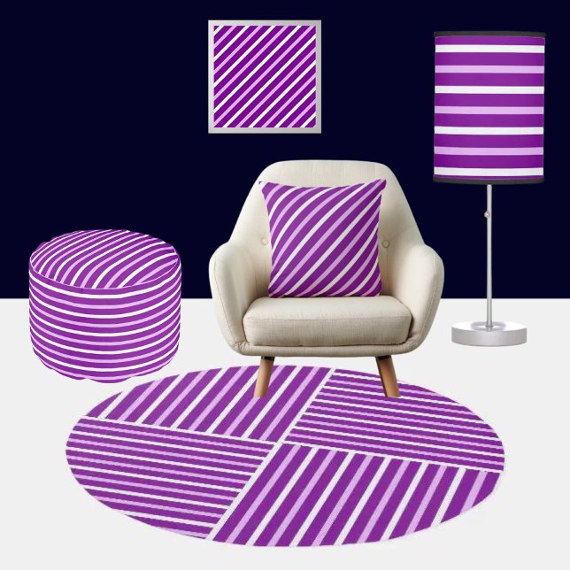 Coussin Motif couleur mignonne rayures (Créateur téléchargé)