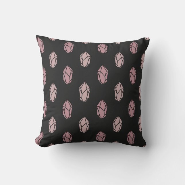 Coussin Motif Crystal Facturé (Recto)