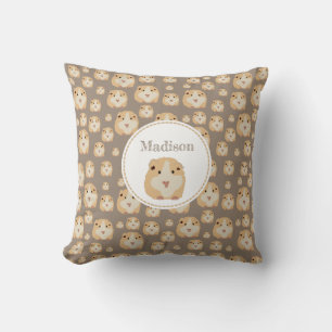 Coussin Motif Cute Hamster personnalisé