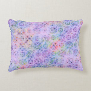 Coussin Motif d'accents Pastel