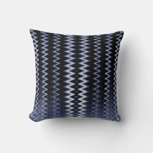 Coussin Motif d'accentuation bleu vague