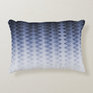 Coussin Motif d'accentuation bleu vague
